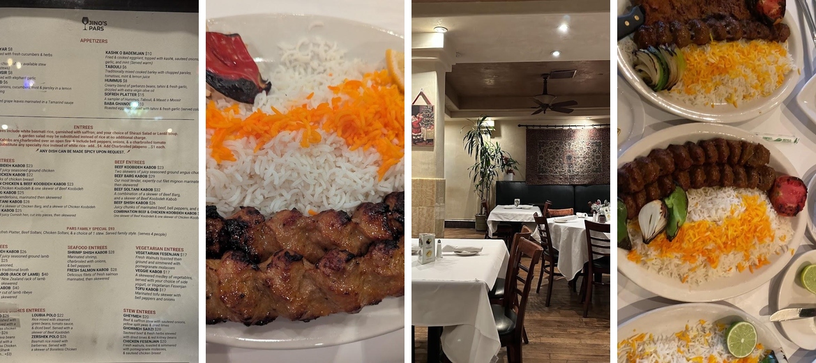 Jino's Pars - Persian restaurant Los Angeles
